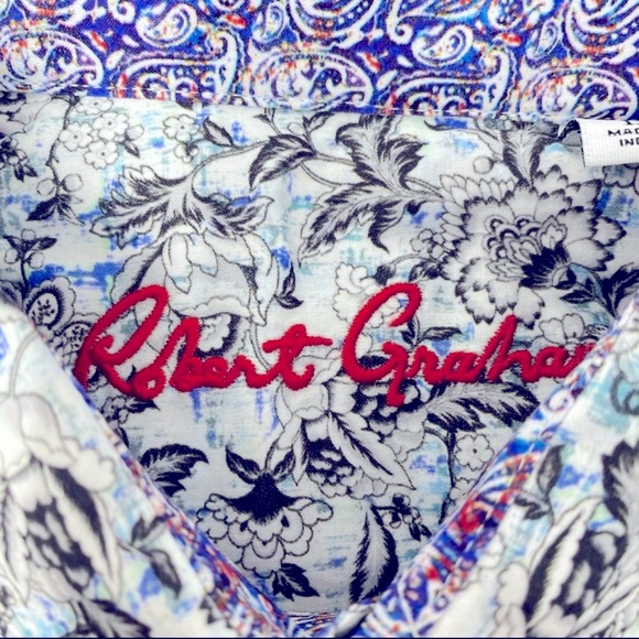 ROBERT GRAHAM Shirt Whitlock Flip Cuff Button Up - Picture 13 of 15